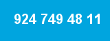 924 749 48 11 924 749 48 11